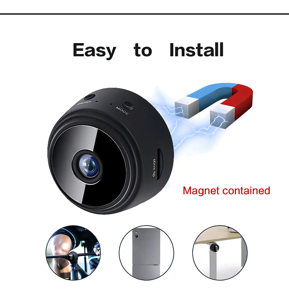 Camara Mini Espia Wifi de Seguridad A9
