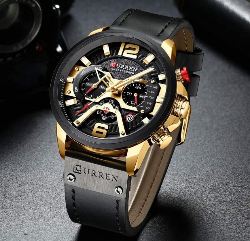 Reloj Curren Cronografo Cuero 8329