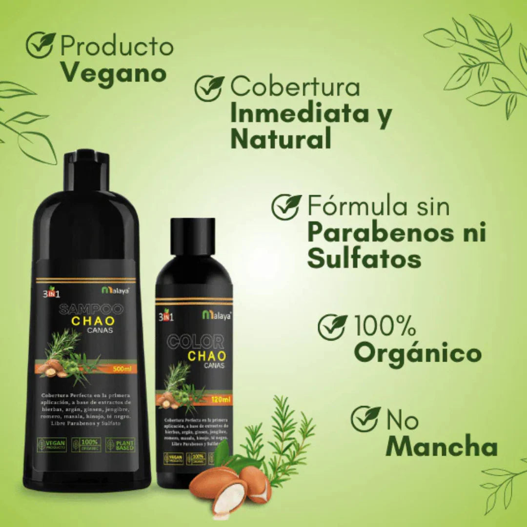 SHAMPOO CHAO  CANAS +TRATMIENTO 500ml
